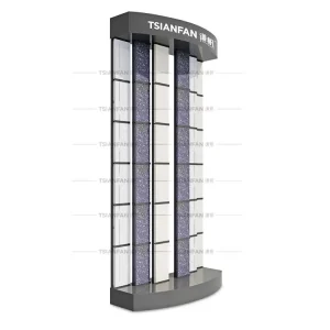 quartz marble floor display rack-sr034