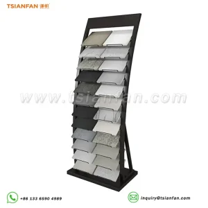 quartz stone display tower free standing -SRL017