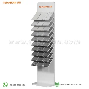 Sleek Artificial Stone Display Rack Premium Display Stand Design-SRL046