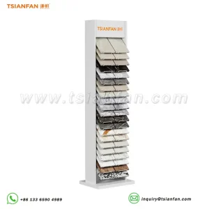 premium granite slab display racks durable stone tile display stand-SRL128