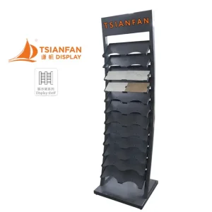 stone display shelves_quartz stone display rack-srl153