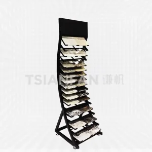 arc type quartz stone flooring display rack-srl2008