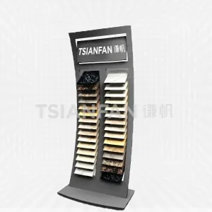 quartz stone sample store display stand-srl107