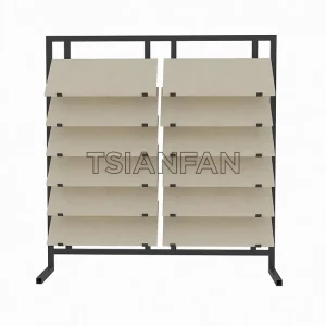 acrylic material stone sample display racks-srl225