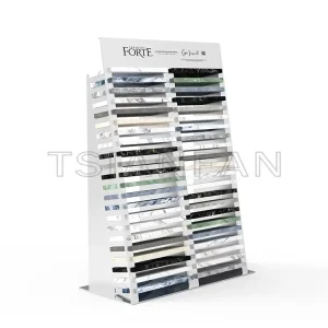 premium quality quartz stone display stands for showroom-SRT008