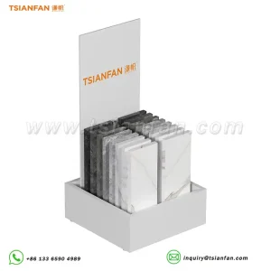 Slotted Stone Display Rack Marble Display Stand-SRT011