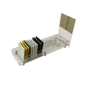 artificial quartz stone samples a-shaped display rack-srt029