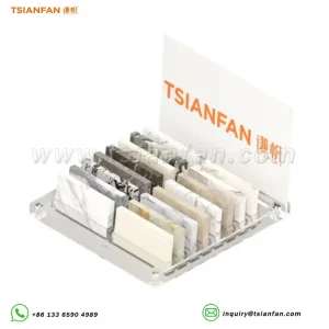stone desktop display stand ceranic tile display rack-SRT030