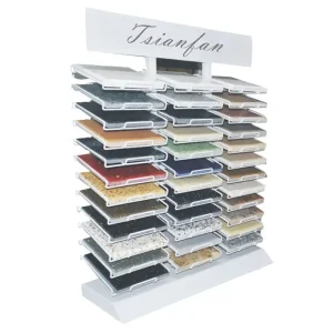 quartz stone tile counter display stand srt036
