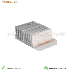 Sturdy Acrylic Display Rack Marble Countertop Display Stand-SRT041