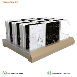showroom quartz sample display rack lot from china supplier srt068
