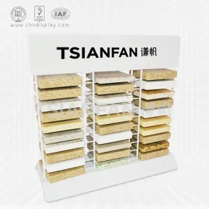 desktop iron wire stand for artificial stone-three columns-srt2010