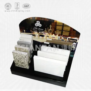 artificial stone and granite countertops sample display rack-srt071