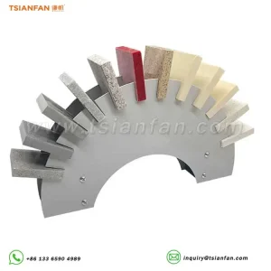 semicircular countertop display rack small stone display stand-SRT206