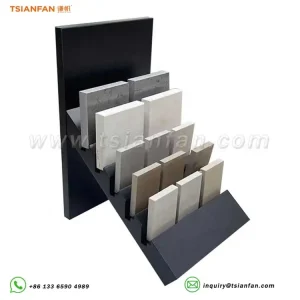 metal table frame for quartz stone marble tile display rack design shop srt302