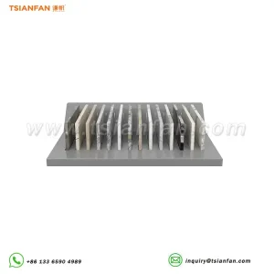 Gray Stand Desktop Engineered Stone Set Custom Display Stand-SRT318