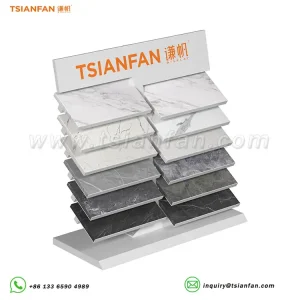 Durable Display Rack Engineered Stone Countertop Display Stand-SRT366