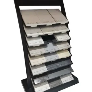 custom size color quartz stone display stand manufacturer china srt837
