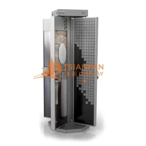 artificial stone mosaic tile rotating display stand srz048