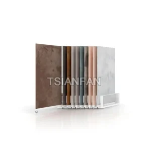 sliding slab tile display stand-st017