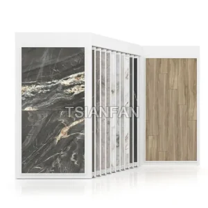 sliding display unit for displaying ceramic floor tiles and wall tiles-st019