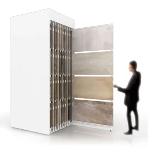 push-pull roman multi tiles display display stand