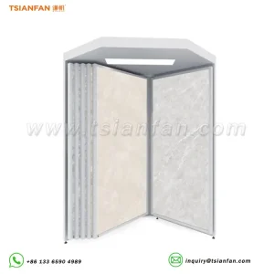 small stone display stand paver display for outdoor stone-CE011