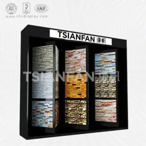 cultural stone store display cabinets,three columns,you can rotate alone-sw2004