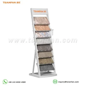 Stone showroom display rack stone sample display rack-SW339