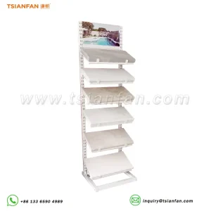 decorative stone line display stand,double-sided