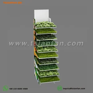 Customized turf rack designs for showroom appeal-SZP002