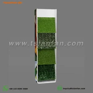 Space-saving turf presentation cabinet with customizable designs-SZP005