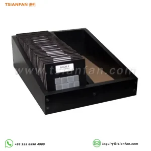 uncovered sample box for displaying stone tiles for shop