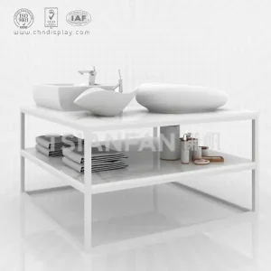 bathroom washroom facility display stand/washing basin squatting toilet holder rack-vb2015