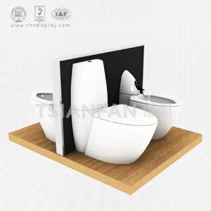 floor standing sanitary ware ceramic squat display stand for exhibition-vm2008