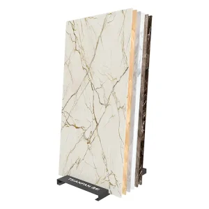 metal porcelain slab tile display stand