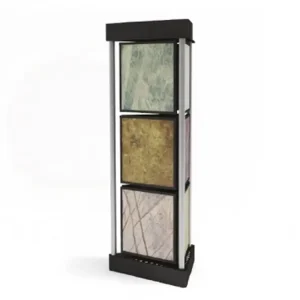 metal display tower for porcelain ceramic tile sample wd3001