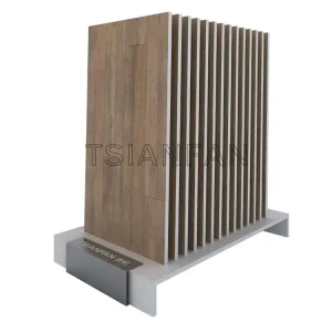wood flooring displays,timber hand panel slot displays-we030