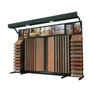 wood flooring display rack with great workmanship-WZ911