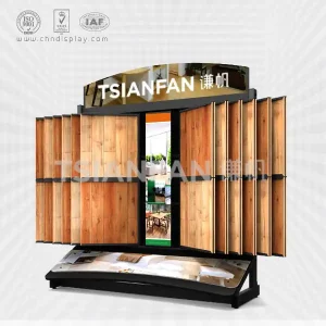 wood flooring store display,book displays-wf2040