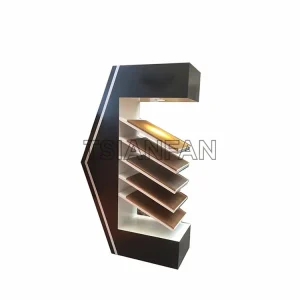 Real wood hardwood laminate vinyl solid wood floor tile display hold stand -WL030