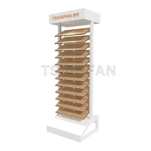 wood flooring display shelf