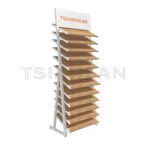 Timber Laminated wood flooring Wall Panels display shelf-WL1043