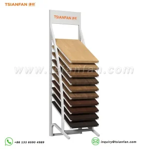 Wood Floor Display Rack Tile Display Stand-WL609