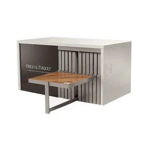 custom wood laminate flooring display cabinet-WT202