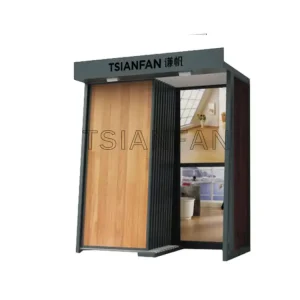 wooden hardwood exhibition display stand showroom display-WT903