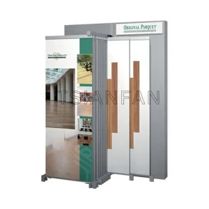 hot sale wood floor standing plank metal display racks-wt908