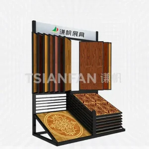 wholesale laminate wood flooring waterfall display for laminate floor tiles manufactures-wz2004