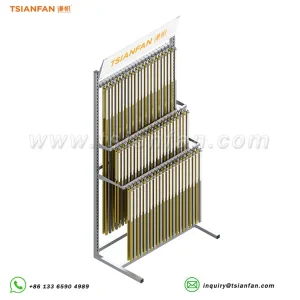Tsianfan design bracket building materials edge strip display stand-ZST003